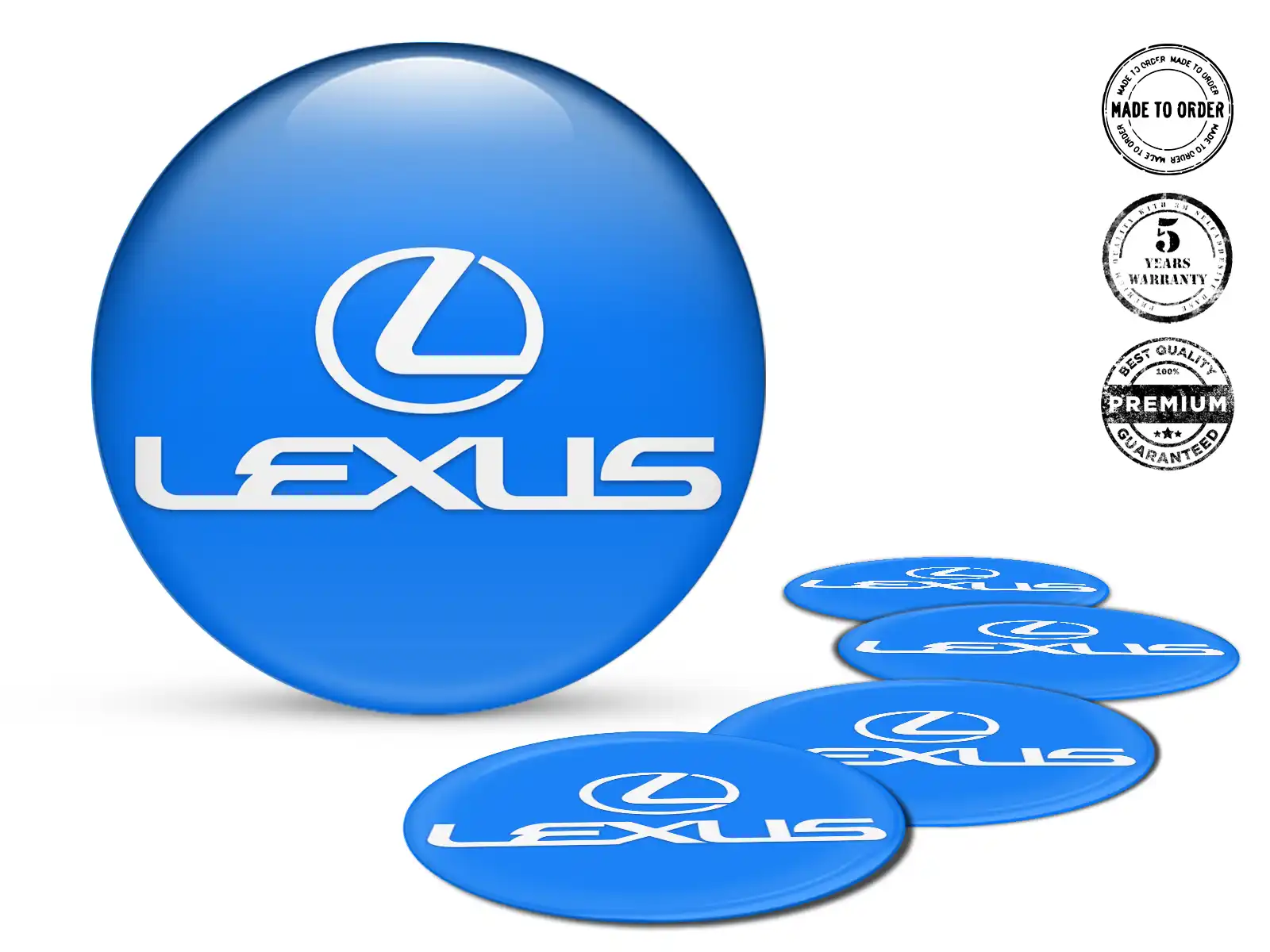 Lexus Emblema de Rueda Versión Diseño de Cúpula Alta Calidad
